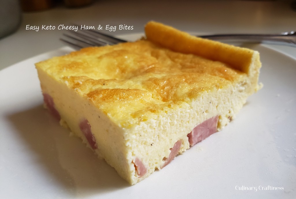 Easy Keto Cheesy Ham and Egg Bites